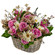 floral arrangement in a basket. Burgas