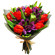 Bouquet of tulips and alstroemerias. Burgas